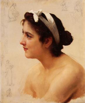 Etude d'une femme, pour Offrande a l'Amour (Study of a woman, for Offering to Love)